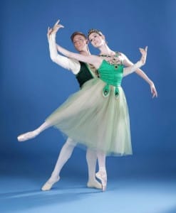Promotional photo of Jamie in 'Jewels (Emeralds)' by George Balanchine for Sarasota Ballet