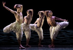 Edd Mitton in Matthew Bourne's Swan Lake